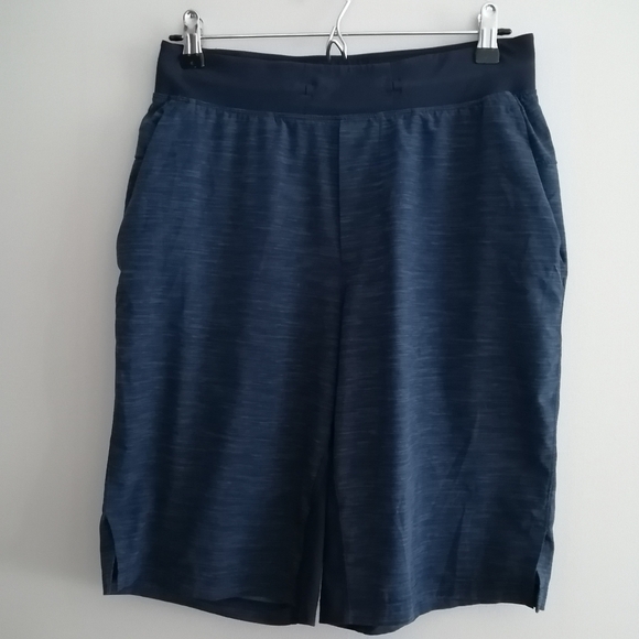 Lululemon Men's T.H.E. Short Linerless 11" Inseam Heather Iron Blue Small - Picture 3 of 16
